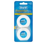 Essential Floss - Waxed Dental Floss 2 x 50 Meters