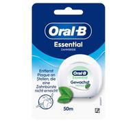 Oral-B Essential Wax Mint Flavoured Dental Floss 50m | Easy interdental cleaning, for tight spaces and hard to reach areas, reduces plaque