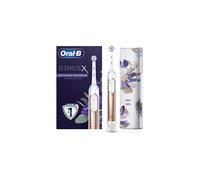 Oral-B Genius X Electric Toothbrush with Artificial Intelligence, App Connected Handle, 1 Toothbrush Head & Travel Case, 6 Mode Display with Teeth