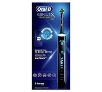 Oral-B Genius X Electric Toothbrush with Artificial Intelligence & Cleaning Technology Detection, Visual Pressure Control, 6 Cleaning Modes Including Sensitive, Timer, Black