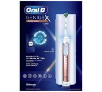 Oral B Genius X Rose Gold Electric Toothbrush With Travel Case NEW