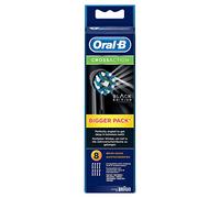 Oral-B Genuine CrossAction Replacement Black Toothbrush Heads, Refills for Electric Toothbrush, Angled Bristles for up to 100 Percent More Plaque Removal, Pack of 8