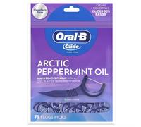 Oral-B Glide 3D White Floss Picks Radiant Mint, 75CT (Pack of 6)