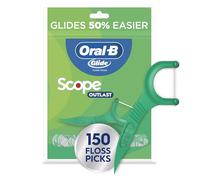 Oral-B Glide Complete with Scope Outlast Dental Floss Picks, Mint, 150 Count