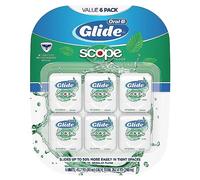Oral-B Glide Dental Floss, Scope Flavor, 40m (Pack of 6)