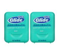 Oral-B, Glide, Pro-Health, Comfort Plus Floss, Mint, 2 Pack, 43.7yd
