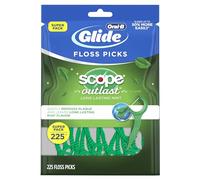 Oral-B Glide with Scope Outlast Dental Floss Picks Mint 225 Picks