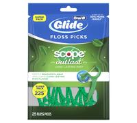 Oral-B Glide with Scope Outlast Dental Floss Picks Mint 225 Picks