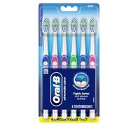 Oral-B Indicator Color Collection Soft Bristle Manual Toothbrush 6 Count