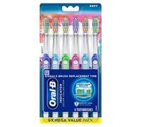 Oral-B Indicator Color Collection Soft Bristle Manual Toothbrush 6 Count