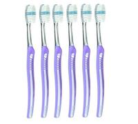 Oral-B Indicator Toothbrush Flat Trim, Compact Head 30, Soft - Pack of 6