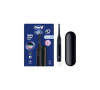 Oral-B iO 2 Black Electric Toothbrush for Adults, 3 Cleaning Modes, Gentle on Gums, Soft Brushing, Accessories, Replacement Oral B Brush, Charger, Travel Case