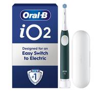 Oral-B iO2 Forest Green Electric Toothbrush, 1 Toothbrush Head, 1 Travel Case