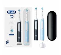 Oral B Io 3 Duo Pack Power Electric Toothbrush, Matt Black & Ice Blue
