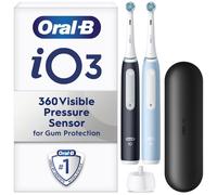 Oral-B iO iO3 Matt Black & Ice Blue Electric Toothbrush