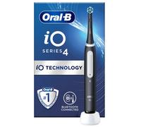 Oral-B iO4 Electric Toothbrush for Adults, 1 Toothbrush Head, 4 Modes with Teeth Whitening, UK 2 Pin Plug, Black