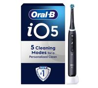 Oral-B iO5 Electric Toothbrush, 5 Modes, Visible Pressure System, Position Detection, Personalised Clean, Matt Black