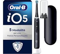 Oral-B iO 5N Rechargeable Electric Toothbrush, Black, 1 Head, 1 Travel Case, 1 Toothbrush