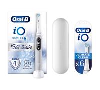 Oral-B iO 6 Grey Electric Toothbrush - Toothbrush + 6 Toothbrush Heads