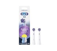 Oral-B iO Brilliant White - Original Replacement Toothbrush Heads for Oral-B iO Electric Toothbrushes - Brush Heads, Toothbrush Attachment, Replacement Brushes for Teeth Whitening - White, Pack of 2