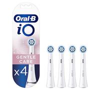 Oral-B iO Gentle Care Replacement Toothbrush Heads for Electric Toothbrush, Pack of 4 for Gentle Cleaning on Sensitive Areas and Healthier Gums, White