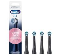 Oral-B iO Gentle Care Black Replacement Toothbrush Heads 4 Pack