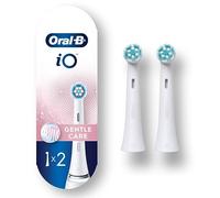 Oral-B iO Gentle Care Replacement Brush Heads, Electric toothbrush Brush Heads, White, 2 Count