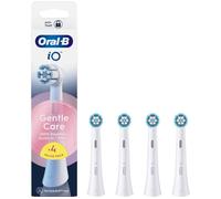 ORAL B iO Gentle Care Replacement Toothbrush Head - Pack of 4, White