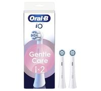 Oral-B iO Gentle Care Series Genuine Replacement Round Brushes, Suitable for Sensitive Gums, 2
