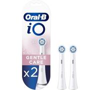 Oral-B iO Gentle Cleaning Original Replacement Toothbrush Heads Suitable for Sensitive Gums - White (Pack of 2)
