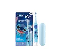 Oral-B iO Kids Disney Stitch Electric Toothbrush, Children +6 Years | 1 Head, Travel Case, 3 Modes with Sensitive Mode Suitable for Kids, Music Timer, Long Battery Life