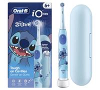 Oral-B iO Kids Disney Stitch Electric Toothbrush, 1 Toothbrush Head, 1 Travel Case, 3 Modes with Kid-Friendly Sensitive Mode, 2-Min Music Timer, for Ages 6+