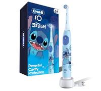 Oral-B iO Kids Limited Rechargeable Electric Powered Toothbrush, Stitch with 1 Gentle Care Brush Head - Automatic Pressure Sensor to Protect Gums - 3 Cleaning Settings - 2 Min Music Timer