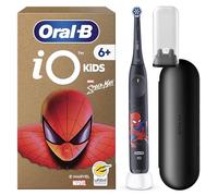 Oral-B iO Kids Marvel Spiderman Electric Toothbrush, 1 Toothbrush Head, 1 Travel Case, 3 Modes with Kid-Friendly Sensitive Mode, 2-Min Music Timer, for Ages 6+