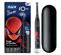 Oral-B iO Kids Marvel Spiderman Electric Toothbrush, 1 Toothbrush Head, 1 Travel Case, 3 Modes with Kid-Friendly Sensitive Mode, 2-Min Music Timer, for Ages 6+