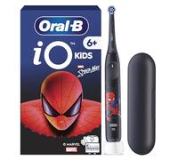 Oral-B iO Kids Marvel Spiderman Electric Toothbrush, 1 Toothbrush Head, 1 Travel Case, 3 Modes with Kid-Friendly Sensitive Mode, 2-Min Music Timer, for Ages 6+
