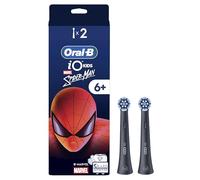 Oral-B iO Kids Marvel Spiderman Electric Toothbrush Head for Age 6+, | Pack of 2 Kid's Toothbrush Head, Gentle on Wobbly Teeth and Gums for Cleaner Teeth