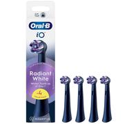 Oral-B iO Radiant White Black Toothbrush Heads - x4 Pack