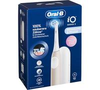 Oral-B iO Series 2 Electric Toothbrush, 1 Replacement Brush, 3 Cleaning Modes for Dental Care, Magnetic Technology, Travel Case, Designed by Braun, Calm Pink
