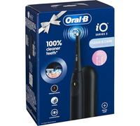 Oral-B iO Series 2 Electric Toothbrush, 1 Replacement Brush, 3 Cleaning Modes for Dental Care, Magnetic Technology, Travel Case, Designed by Braun, Night Black