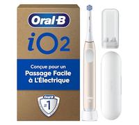 Oral-B iO Series 2 Electric Toothbrush - Pink | Includes 1 brush head, travel case, well tested by Stiftung Warentest, electric toothbrush with 3 cleaning modes for dental