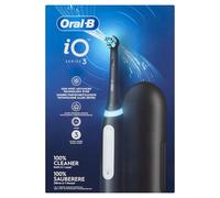Oral-B iO Series 3 Electric Toothbrush, 3 Cleaning Modes for Dental Care, Travel Case, Valentine's Day Gift for Him/Her, Designed by Braun, Matt Black