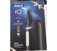 Oral-B iO Series 3 | Electric Toothbrush with Travel Case | Gift Edition - Blue