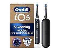 Oral-B iO5 Electric Toothbrushes with Travel Case - UK 2 Pin Plug, Black