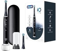 Oral-B iO Series 6 Electric Toothbrush, 2 Brush Heads, 1 Travel Case, 1 Charging Station Storage Bag, Designed by Braun, Black Lava