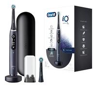 Oral-B iO Series 7 Electric Toothbrush, 2 Replacement Toothbrush Heads, 5 Cleaning Modes for Dental Care, Magnetic Technology, Display & Travel Case, Gift Man/Woman, Designed by Braun, Black Onyx