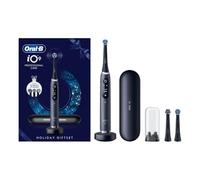 Oral-B iO Series 9 Electric Toothbrush, 2 Brush Heads, 7 Brushing Modes for Dental Care, 3D Analysis, Color Screen and Charging Travel Case, Designed by Braun, Black Onyx