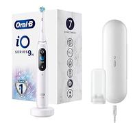 Oral-B iO Series 9 Electric Toothbrush, 7 Cleaning Modes for Dental Care, Magnetic Technology, 3D Tooth Surface Analysis, Colour Display, Charging Travel Case, Gift for Man/Woman, White Alabaster