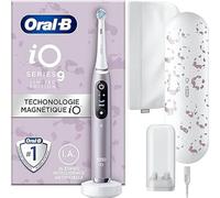 Oral-B iO Series 9 Special Edition, Electric Toothbrush, Bluetooth Connected, 7 Brushing Modes, 1 Travel Case, 1 Pouch, Pink Quartz