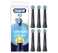 Oral-B iO Series Ultimate Clean Black, Original Replacement Round Brush Heads, Crisscross Bristles - Advanced Deep Cleaning & Plaque Removal, for Oral-B iO Electric Toothbrushes, 6